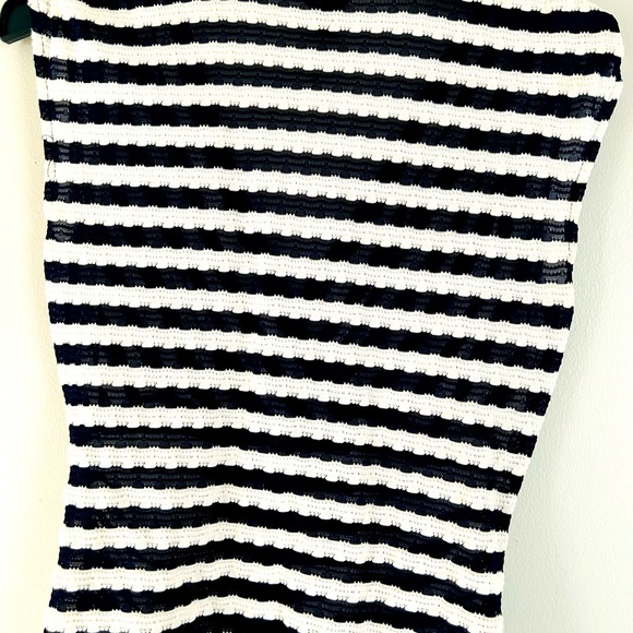 Ann Taylor Blue and White Blouse - Picture 2 of 4